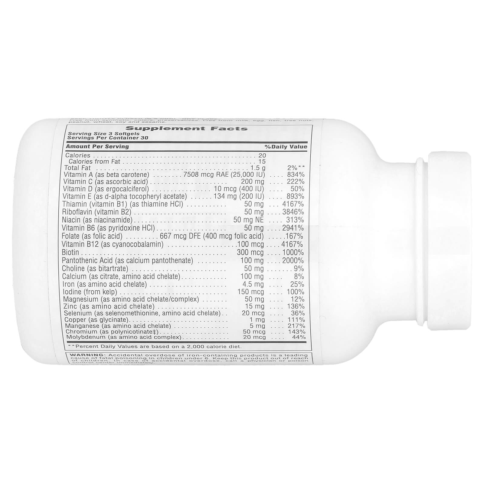 NaturesPlus, Regeneration®, Multi-Vitamin & Mineral Supplement, 90 Softgels - Image 2
