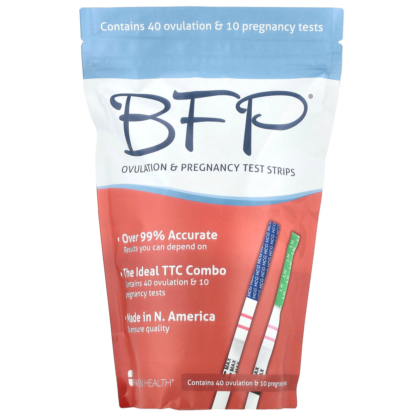 Accurate Ovulation & Pregnancy Tests - 50 Tests - Image 1