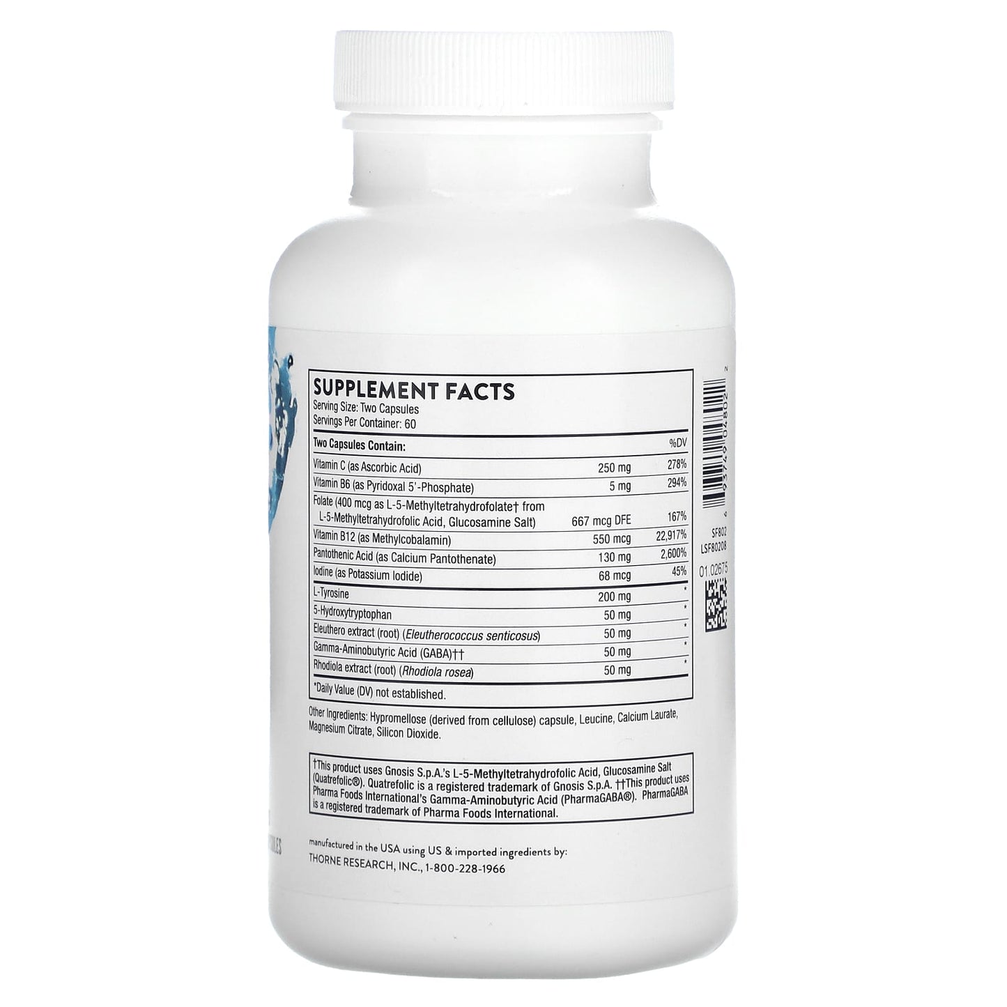 Thorne, Emotion Balance Support, 120 Capsules - Image 2