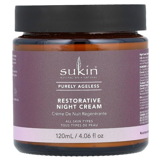Sukin, Purely Ageless, Restorative Night Cream, 4.06 fl oz (120 ml) - Image 1