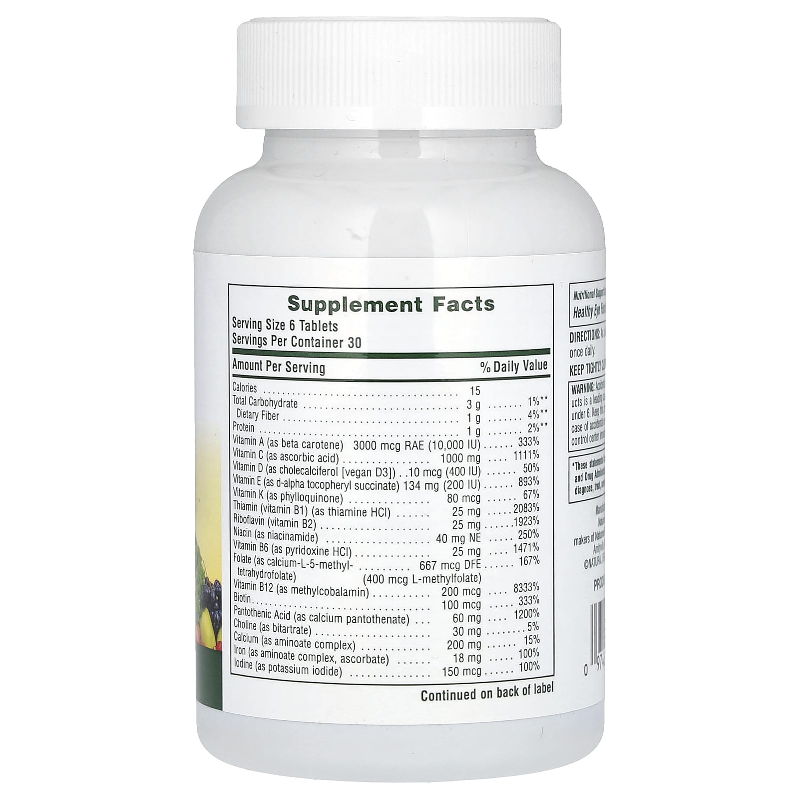 NaturesPlus, Source of Life, Ultra Mini-Tablets, Whole Life Energy Enhancer, 180 Tablets - Image 2