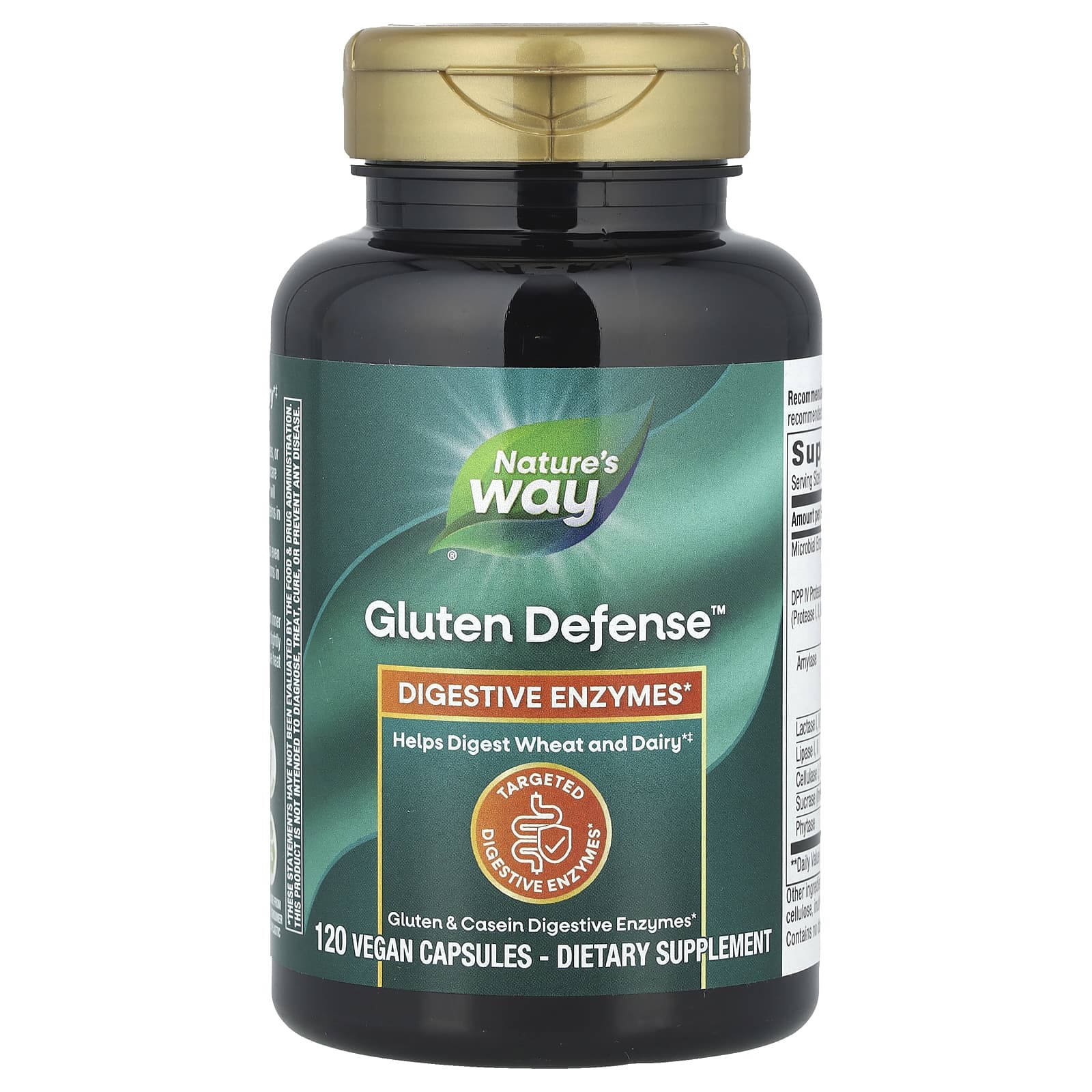 Nature's Way, Gluten Defense™, 120 Vegan Capsules - Image 1