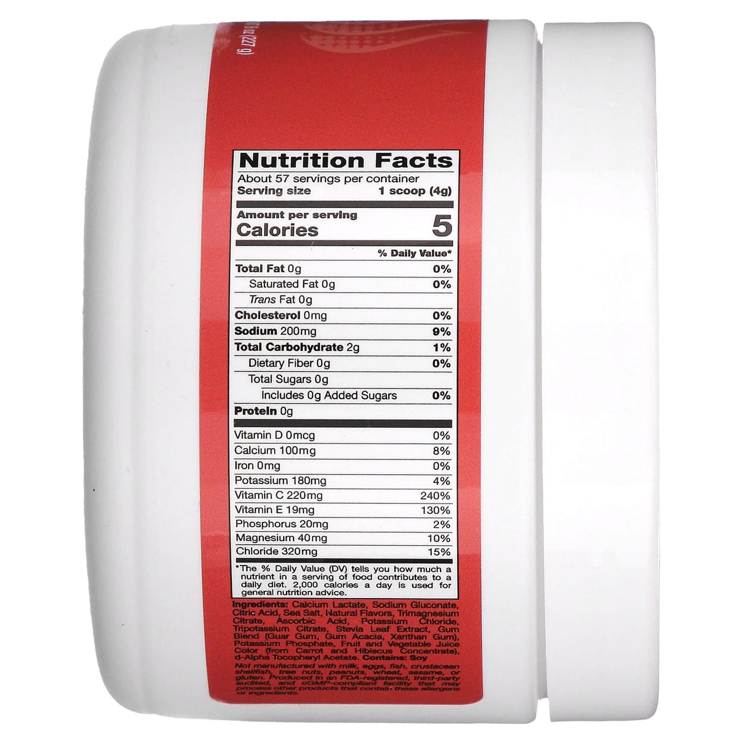 California Gold Nutrition HydrationUP Electrolyte Mix - Fruit Punch, 8oz - Image 2