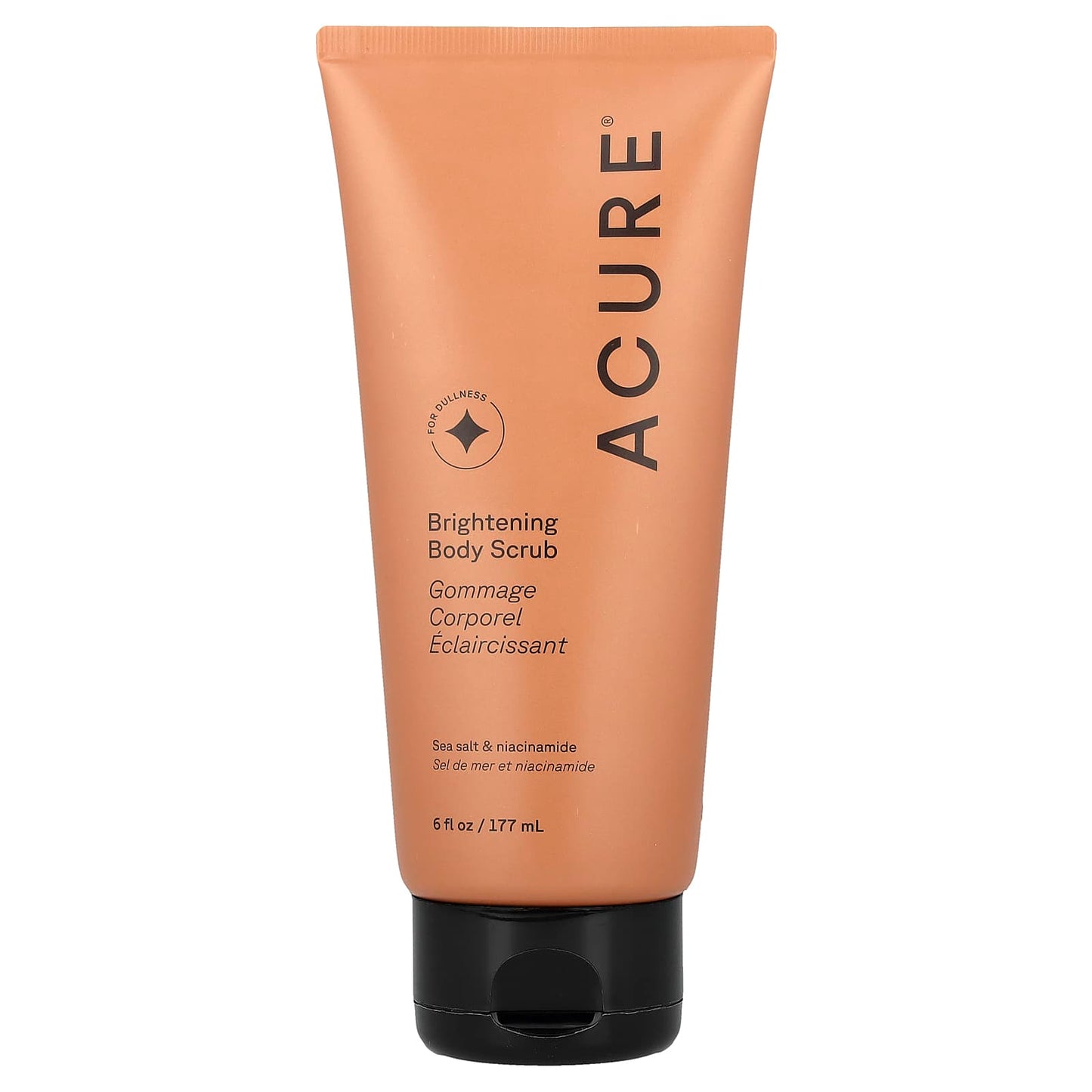 Nourishing Brightening Body Scrub by Acure, 6 fl oz (177 ml) - Image 1
