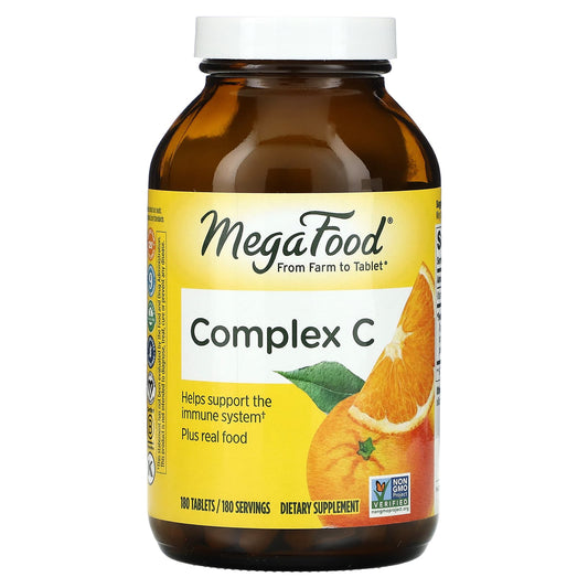 MegaFood, Complex C, 180 Tablets - Image 1
