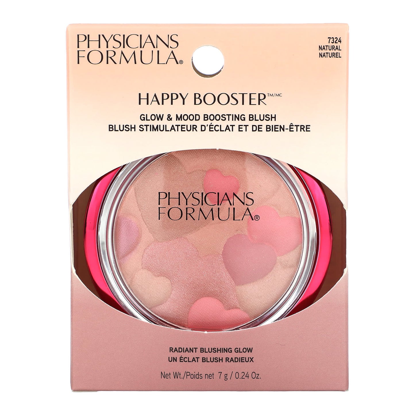 Physicians Formula, Happy Booster, Glow & Mood Boosting Blush, 7324 Natural, 0.24 oz (7 g) - Image 2