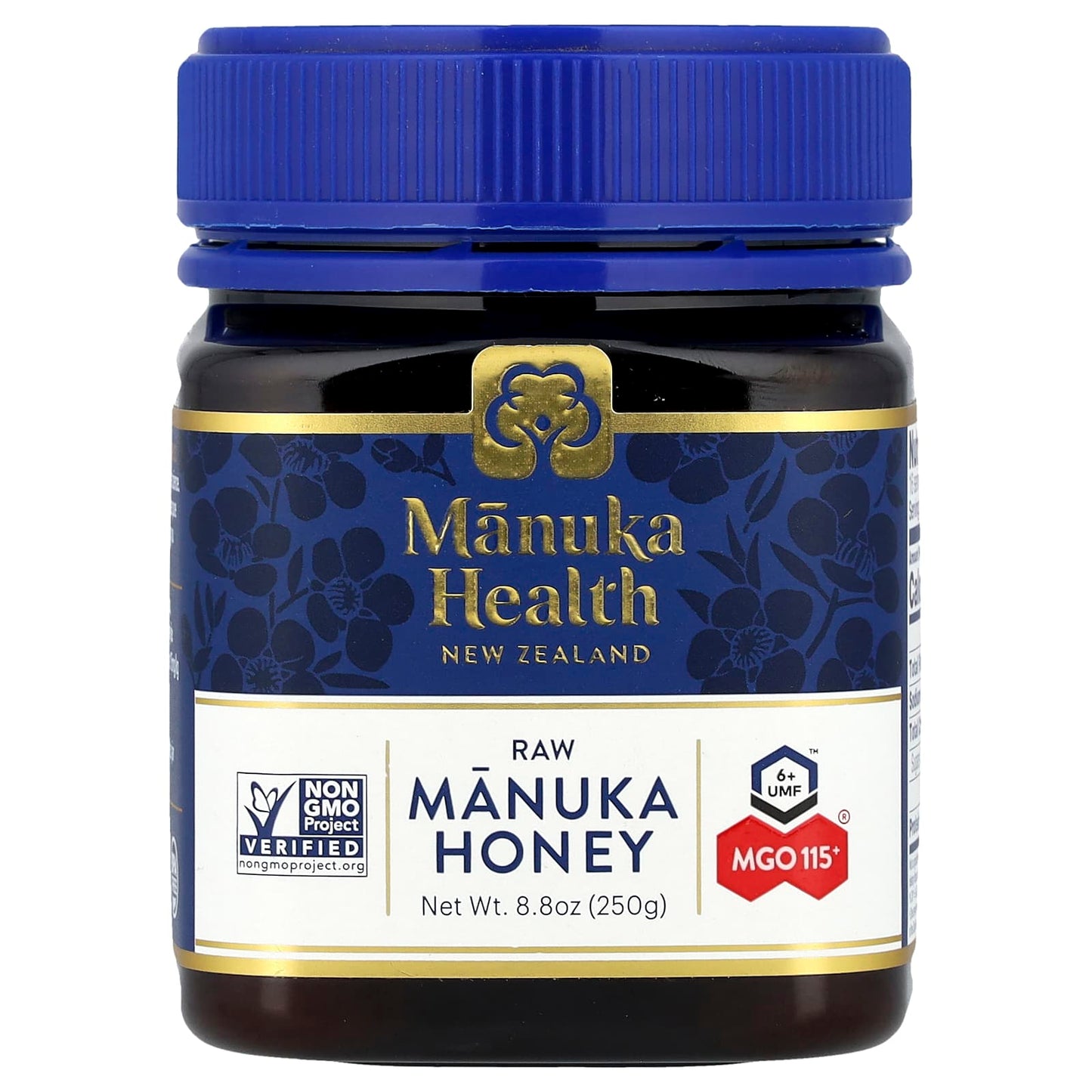 Manuka Health, Raw Manuka Honey, UMF 6+™, MGO 115+, 8.8 oz (250 g) - Image 1
