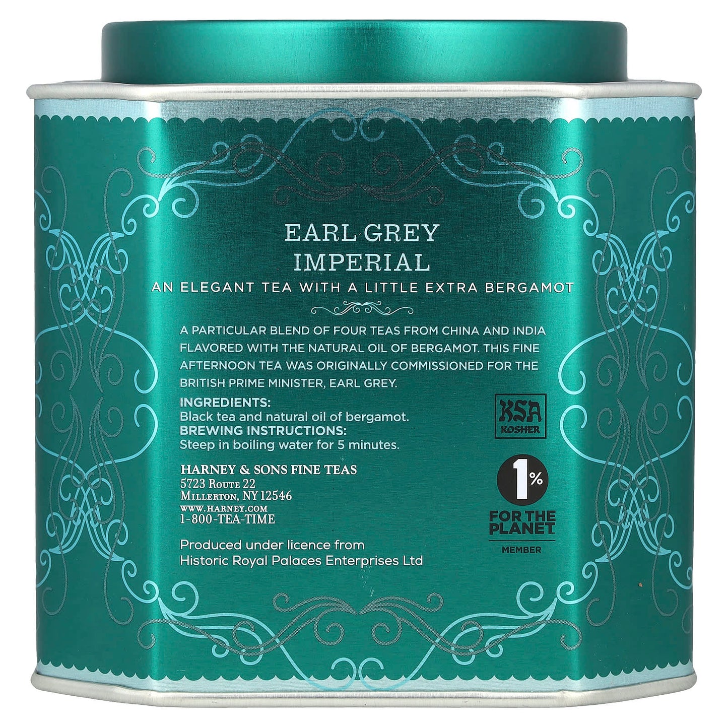 Imperial Earl Grey Black Tea, 30 Sachets, Harney & Sons - Image 2