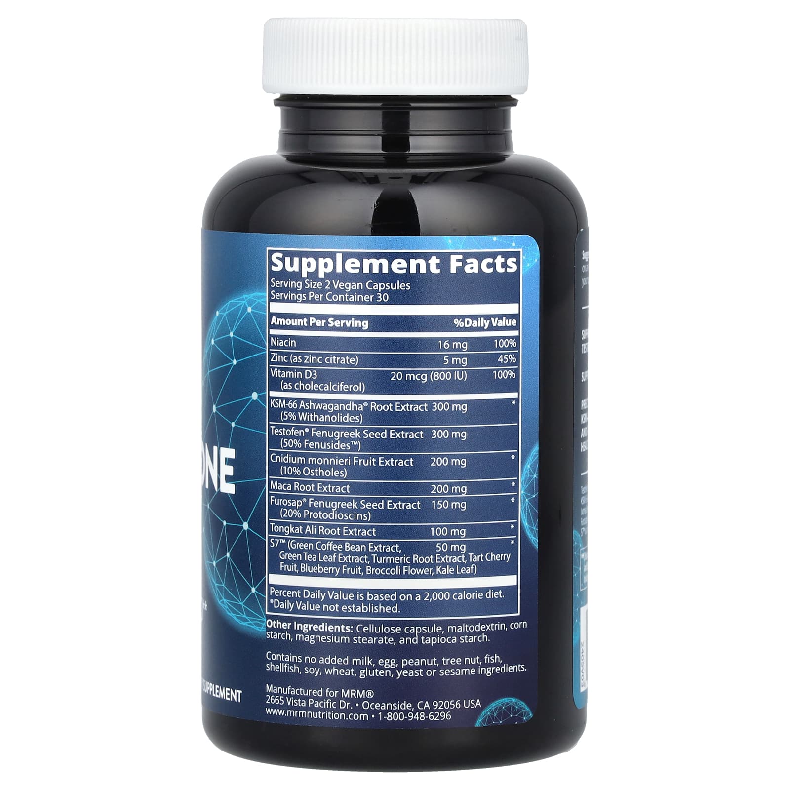 MRM Nutrition, Testosterone Again, 60 Vegan Capsules - Image 2