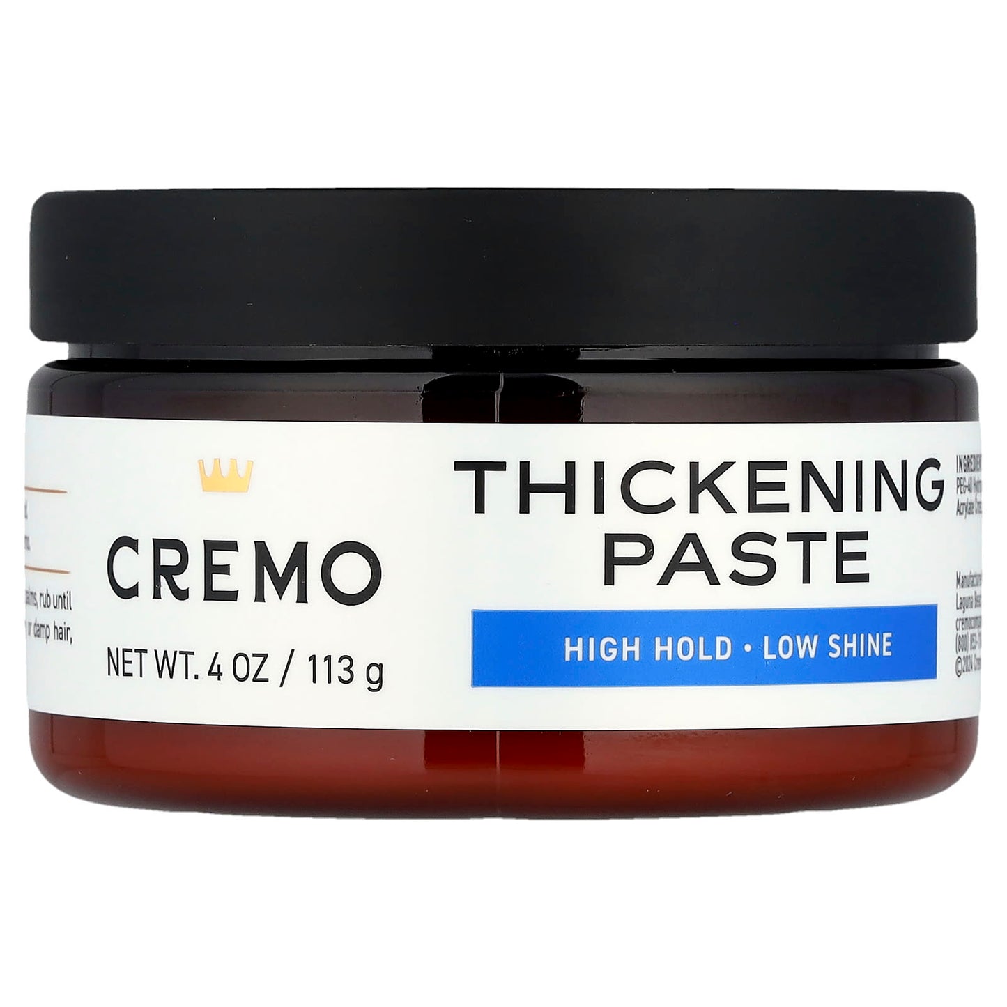 Cremo Thickening Paste for High Hold & Low Shine Hair - Image 1