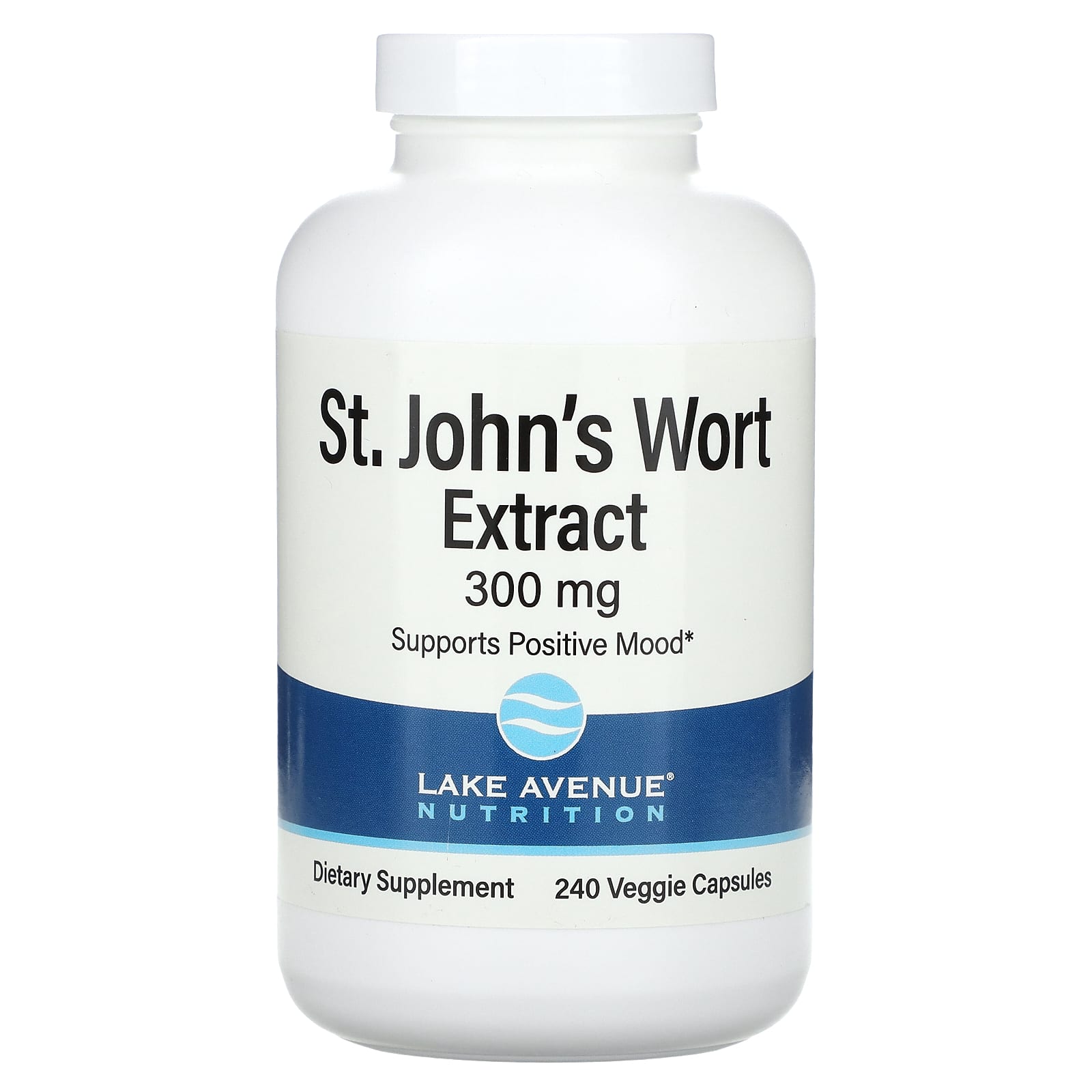 St. John's Wort Extract 300mg 240 Veggie Capsules for Mood Support - Image 1