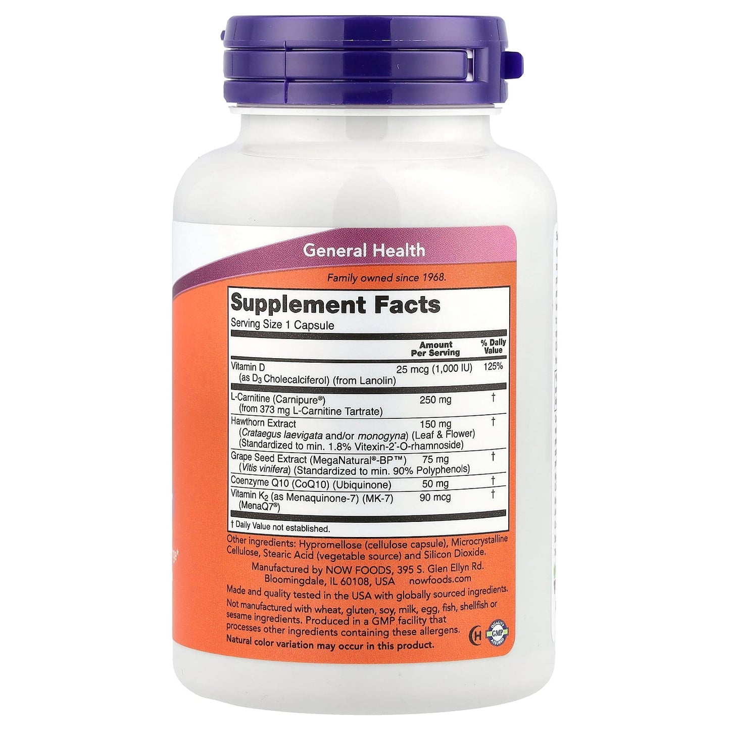 NOW Foods, Clinical Cardio, 90 Capsules - Image 2