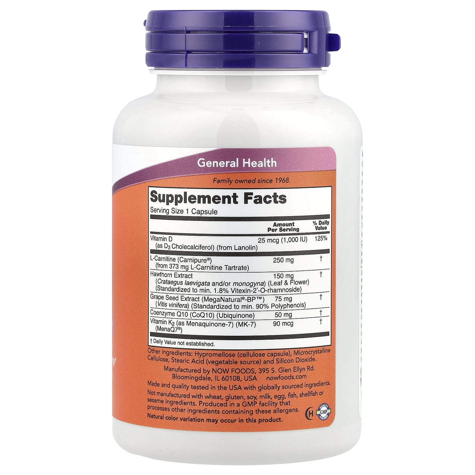 NOW Foods, Clinical Cardio, 90 Capsules - Image 2