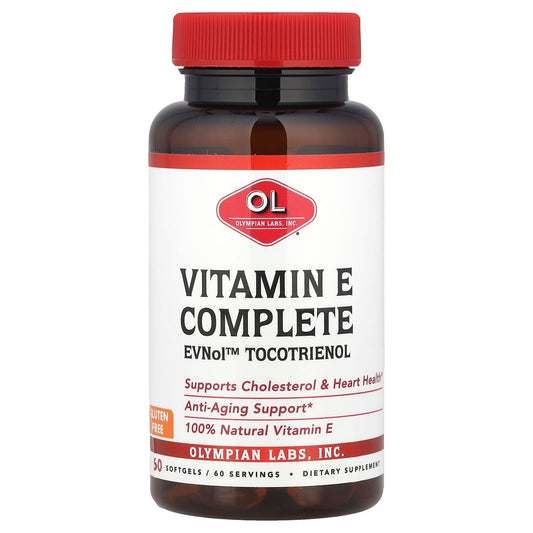 Olympian Labs, Vitamin E Complete, 60 Softgels - Image 1