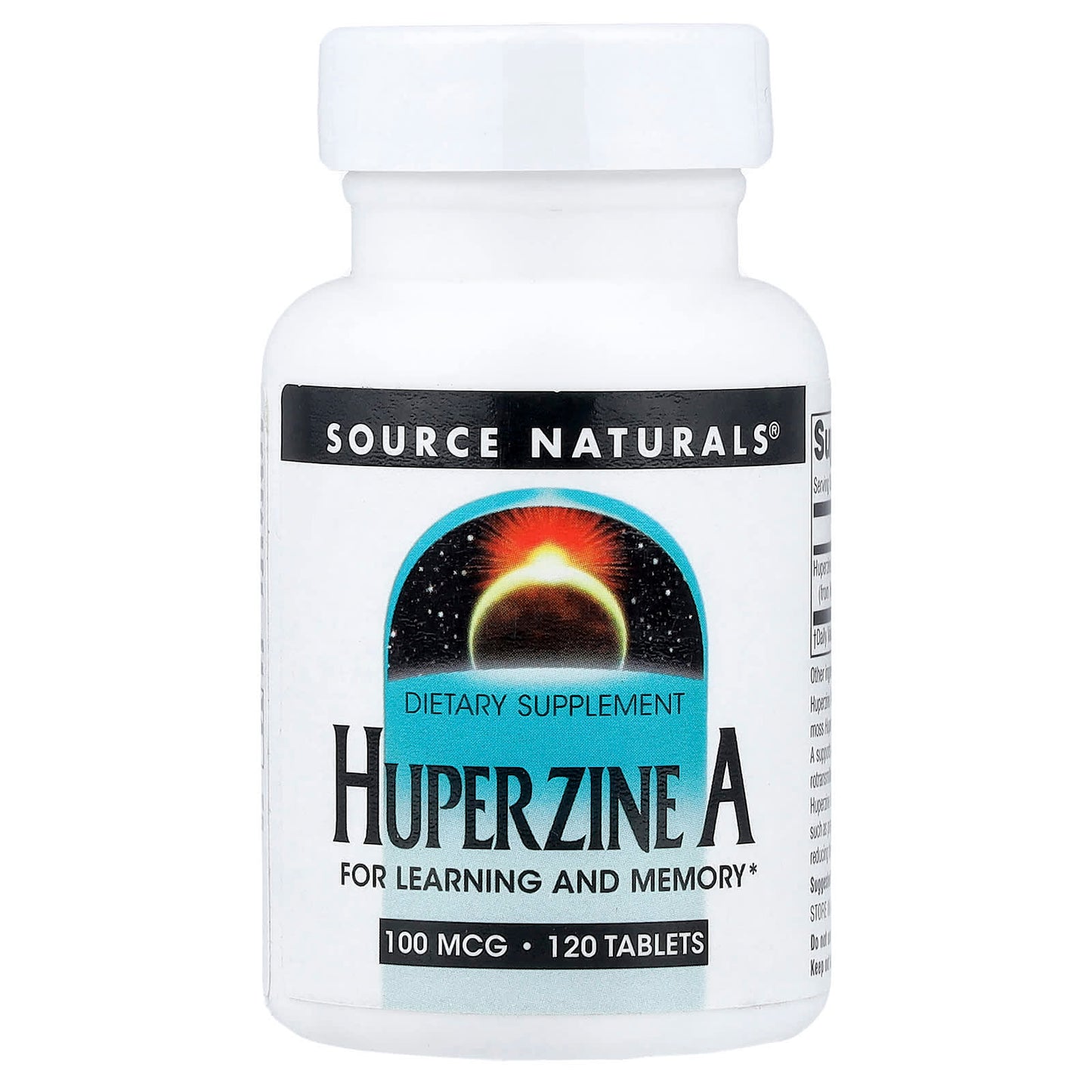 Source Naturals, Huperzine A, 100 mcg, 120 Tablets - Image 1