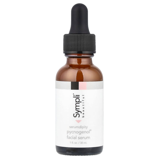 Sympli Beautiful, Serumdipity, Pycnogenol® Facial Serum, 1 fl oz (30 ml) - Image 1