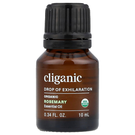 Cliganic Organic Rosemary Essential Oil, 10ml - USDA Certified - Image 1