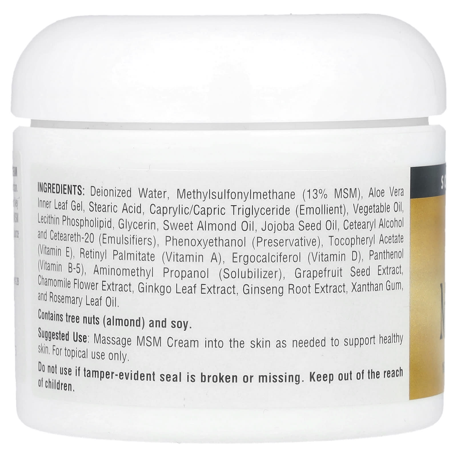 Source Naturals, MSM Cream, 4 oz (113.4 g) - Image 2