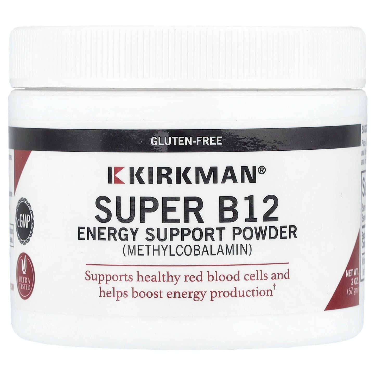 Kirkman Labs, Super B12, Energy Support Powder, 2 oz (57 g) - Image 1