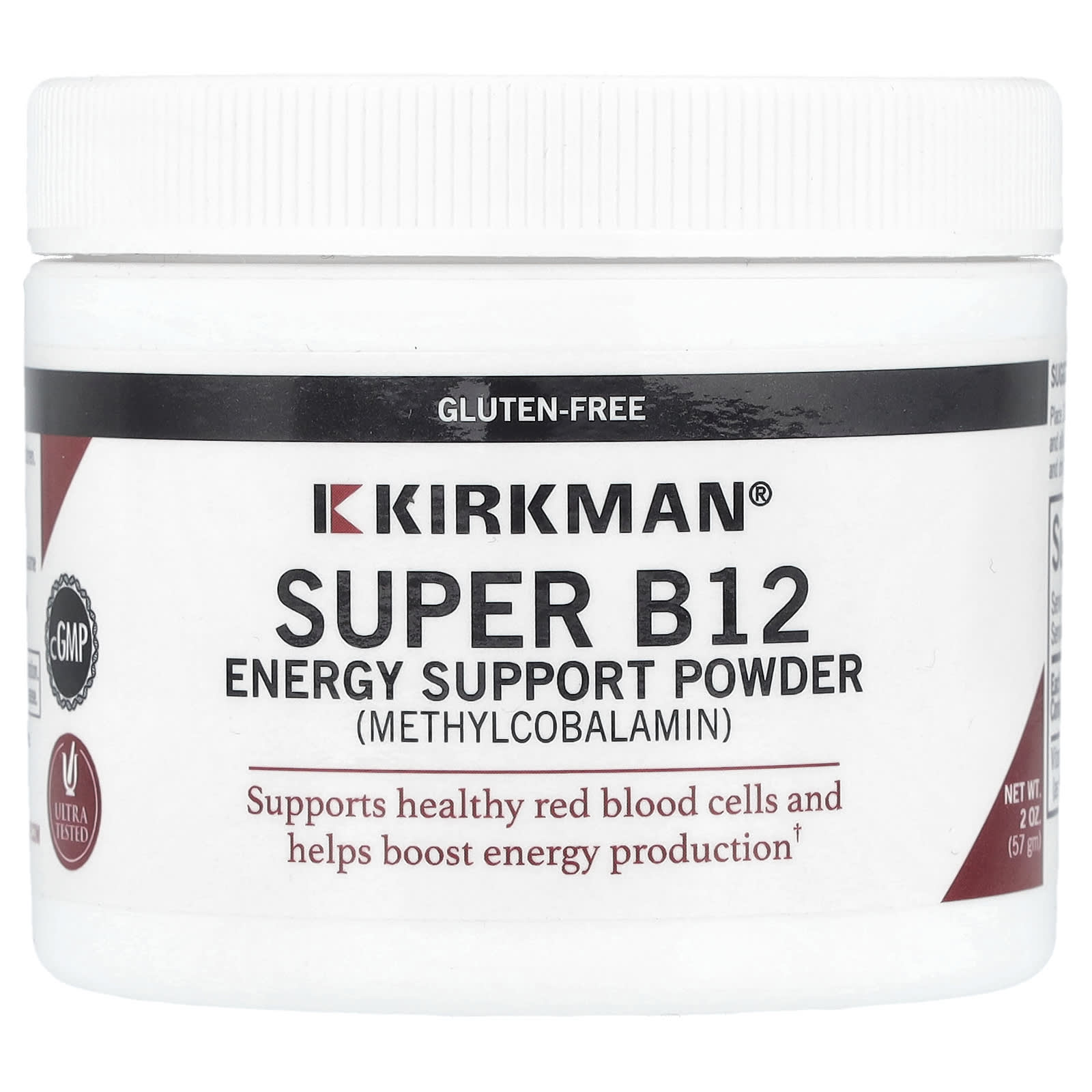 Kirkman Labs, Super B12, Energy Support Powder, 2 oz (57 g) - Image 1