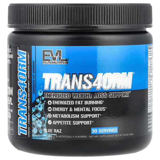EVLution Nutrition Trans4orm Energized Weight Loss Support - Image 1