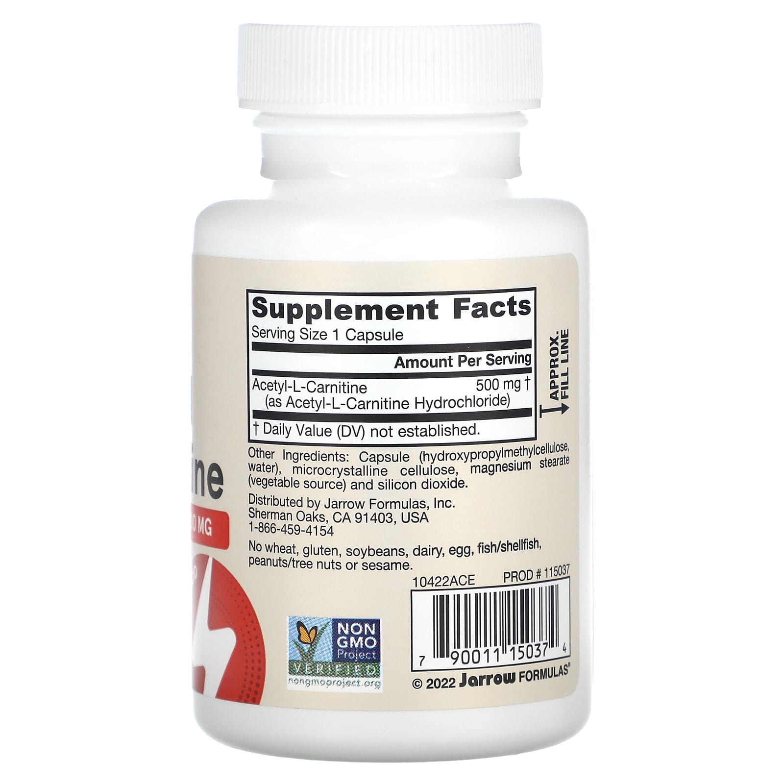 Brain Health Support with Acetyl L-Carnitine 500mg by Jarrow Formulas - Image 2
