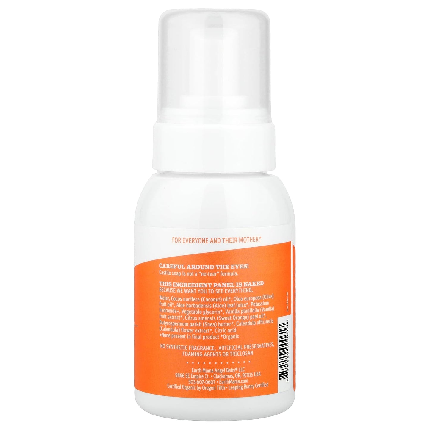 Earth Mama Sweet Orange All-Purpose Castile Soap for Baby &amp; Skin - Image 2