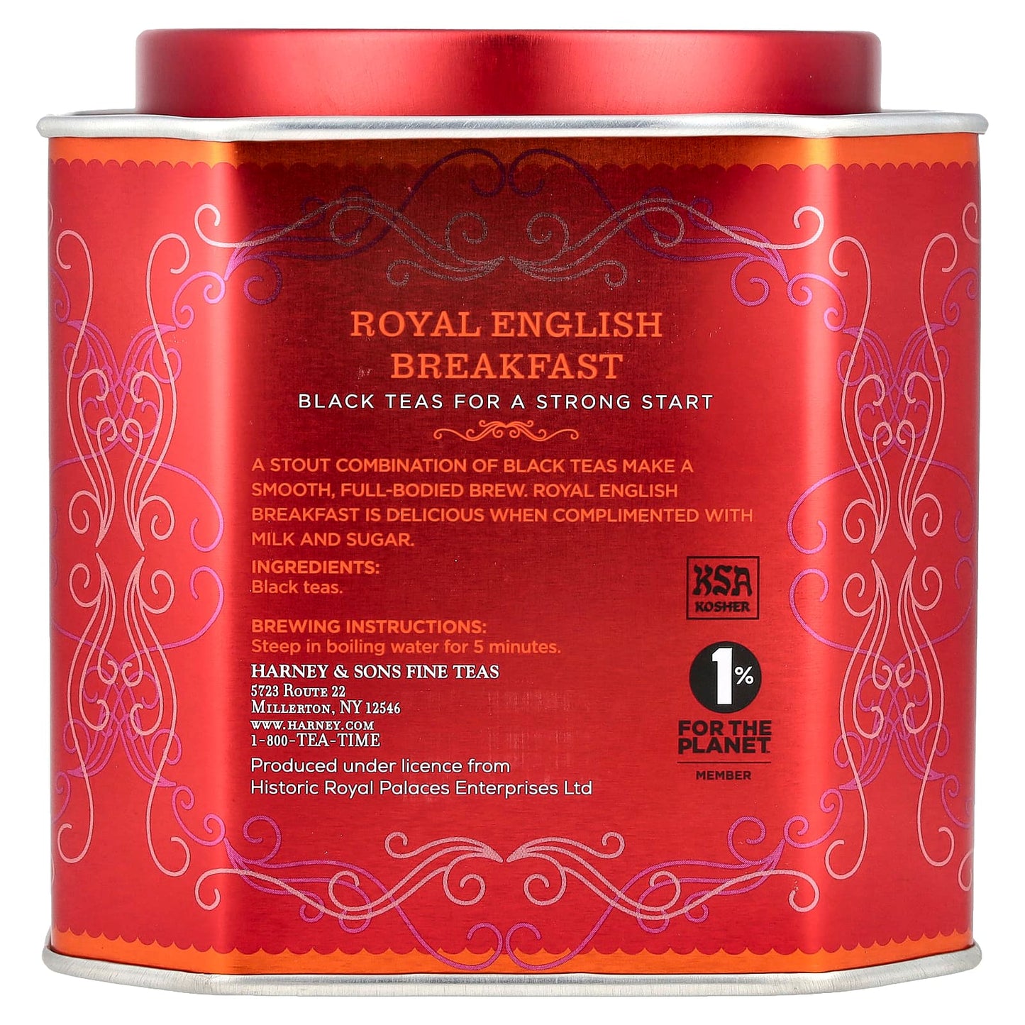 Royal English Breakfast Black Tea Sachets by Harney & Sons, 30 Count - Image 2