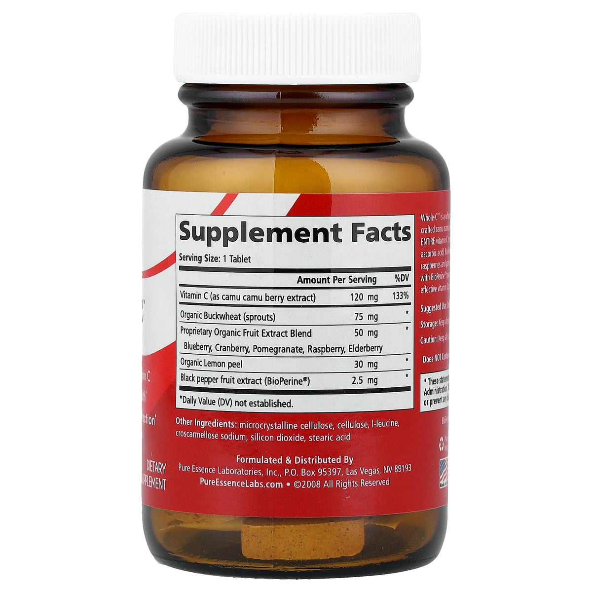 Pure Essence, Whole-C™, 30 Tablets - Image 2
