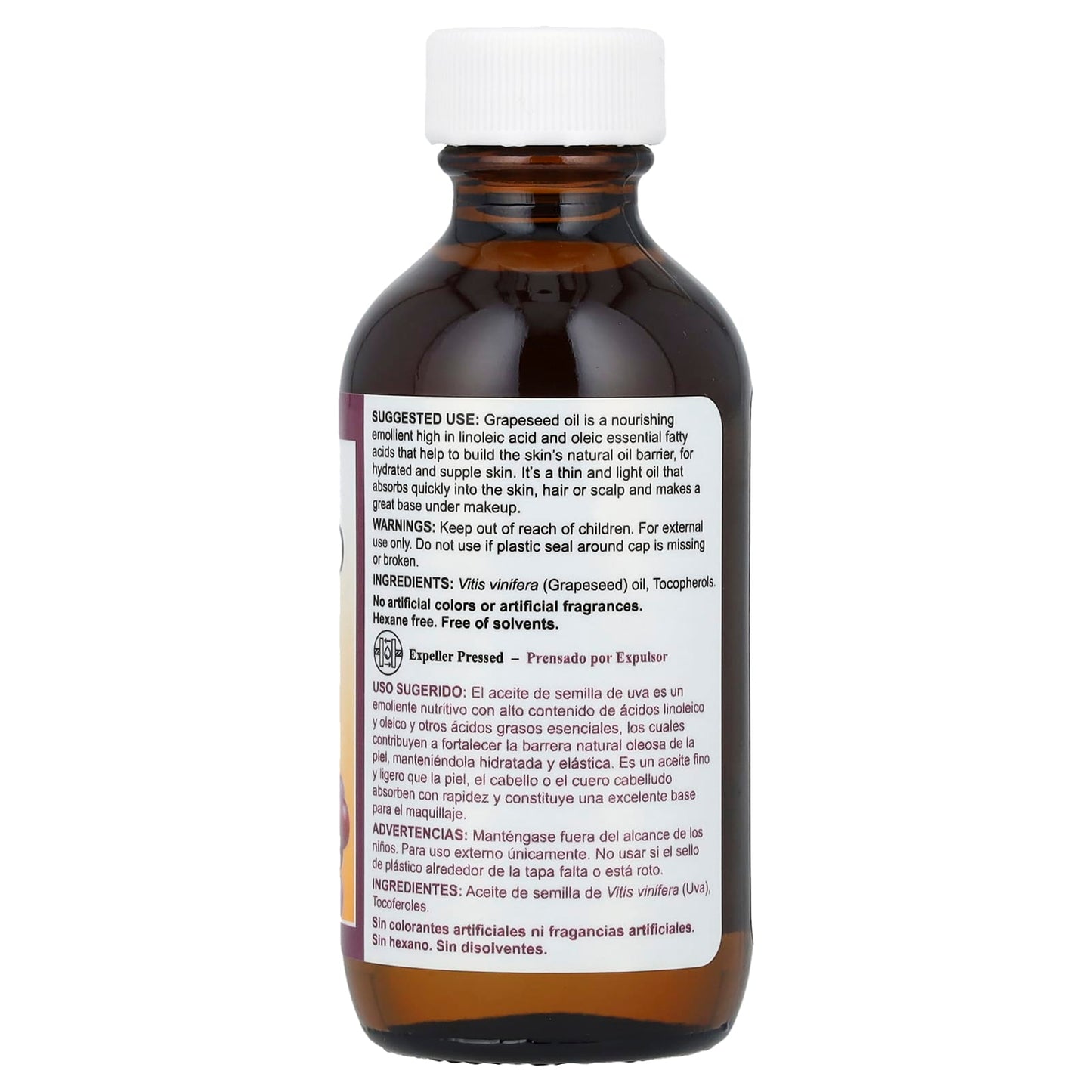 Nourishing Grapeseed Oil for Skin and Hair - Hexane Free by De La Cruz - Image 2