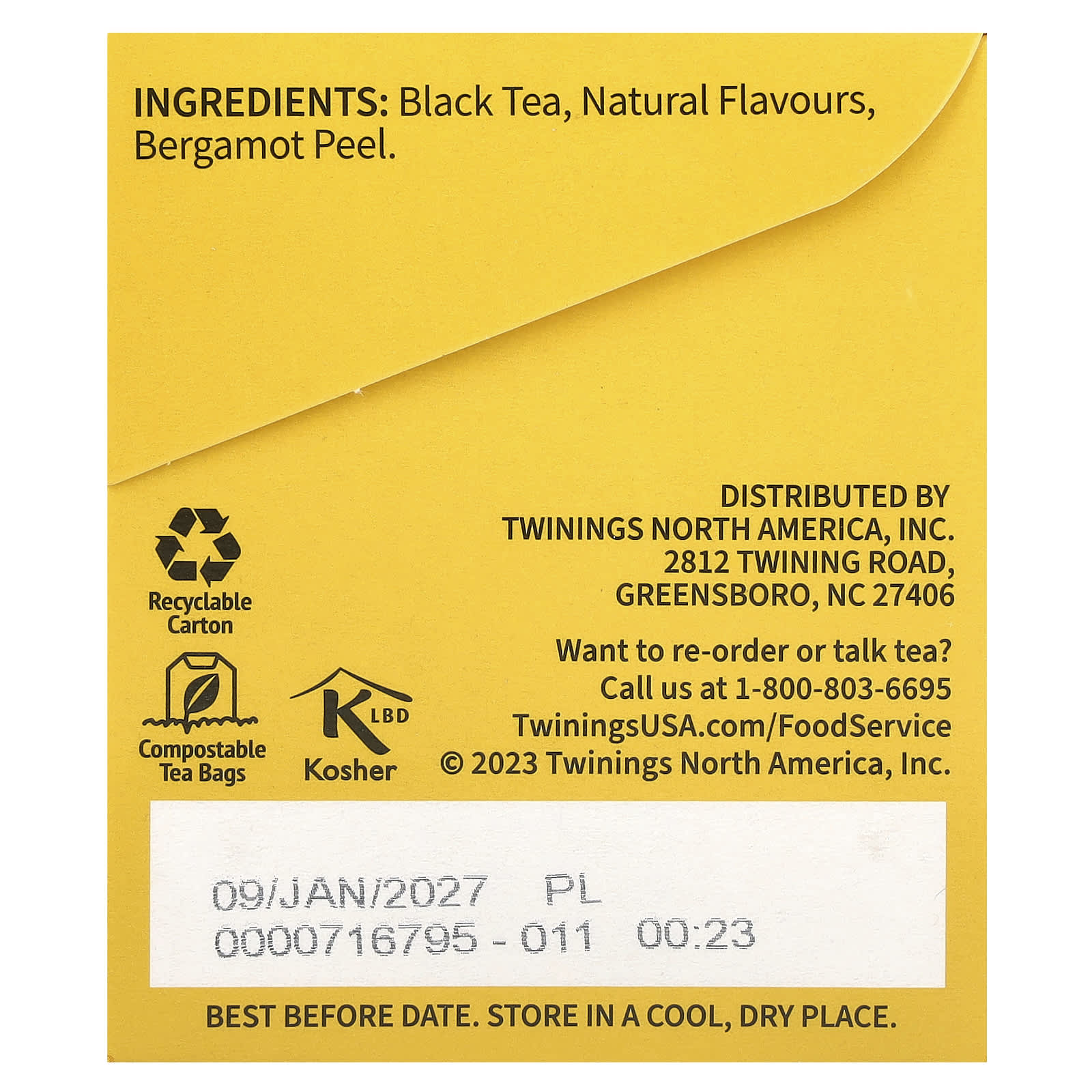 Twinings, Flavored Black Tea, Earl Grey , 25 Tea Bags, 1.76 oz (50 g) - Image 2