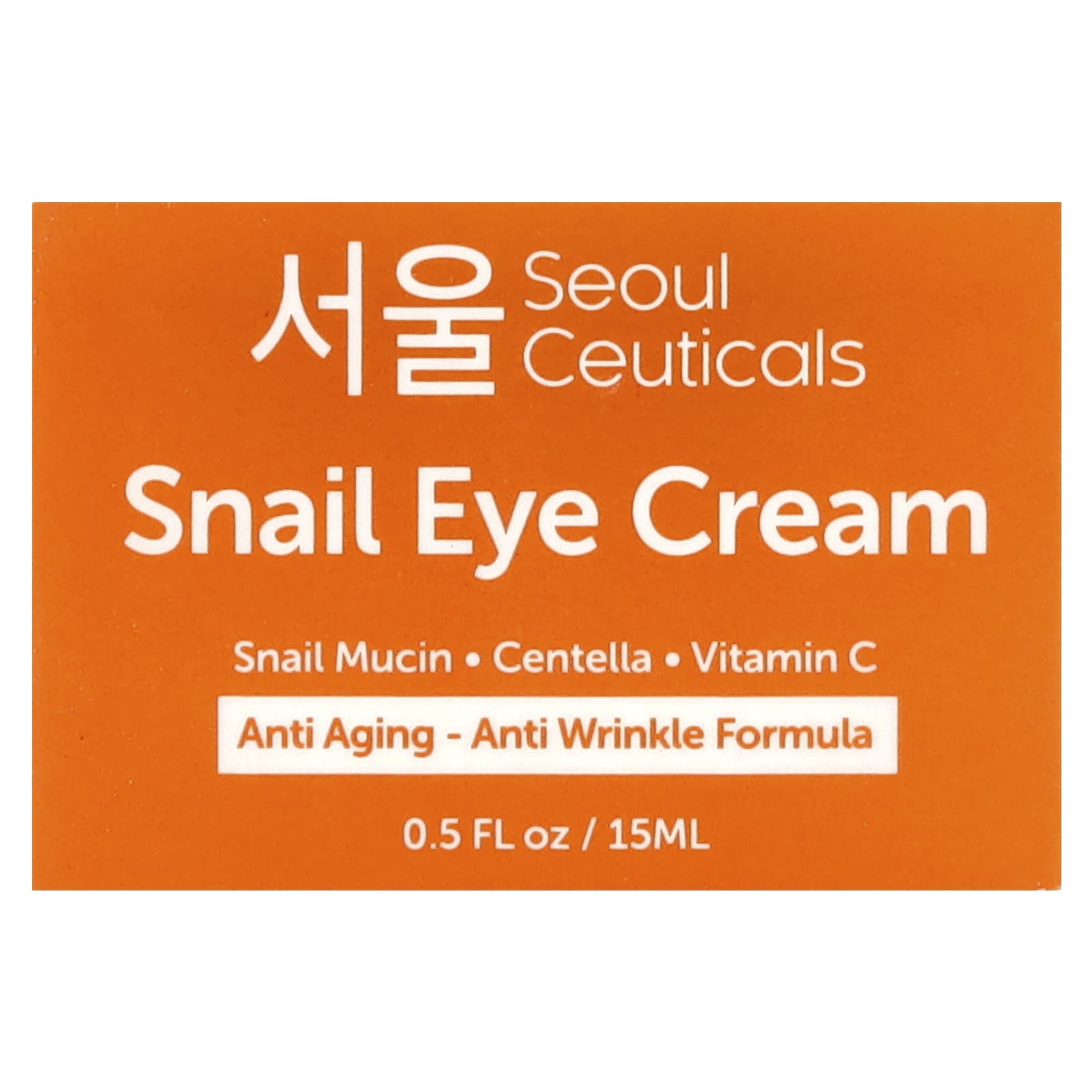 SeoulCeuticals, Snail Eye Cream, 0.5 fl oz (15 ml) - Image 2