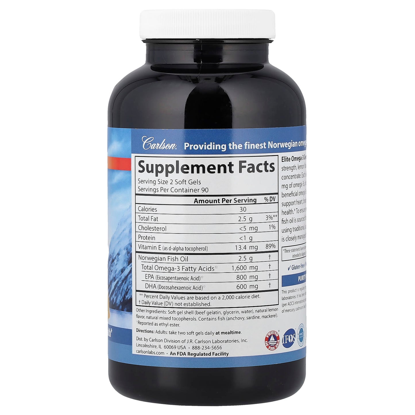 Wild Norwegian Omega-3 Fish Oil Supplement for Heart, Brain & Vision - Image 2