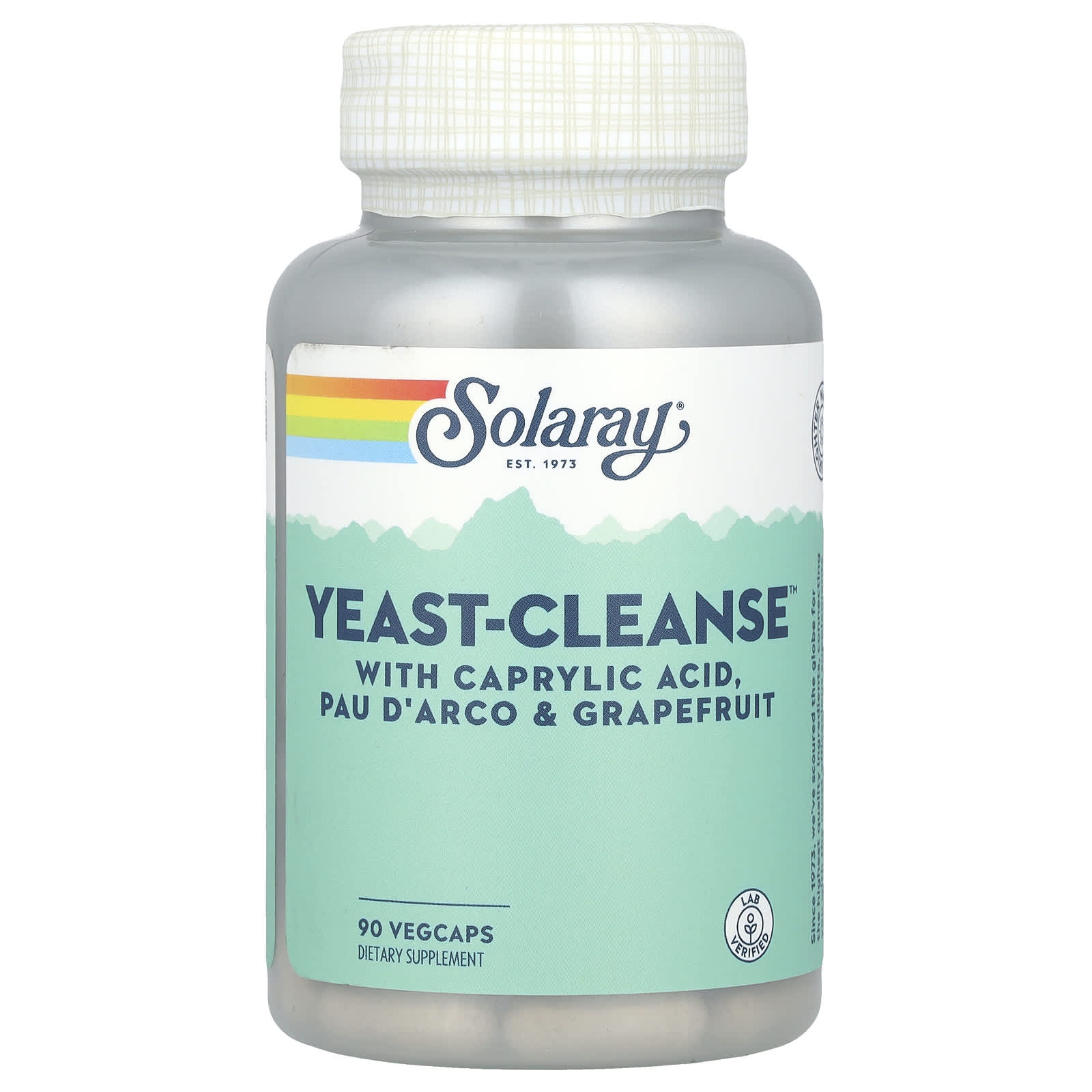 Solaray, Yeast-Cleanse™, 90 VegCaps - Image 1