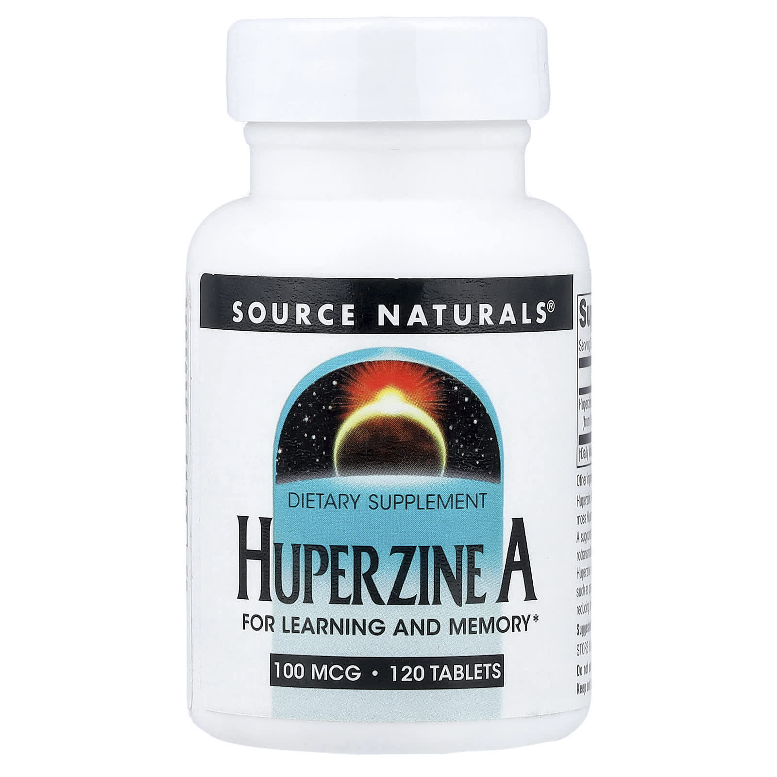 Source Naturals, Huperzine A, 100 mcg, 120 Tablets