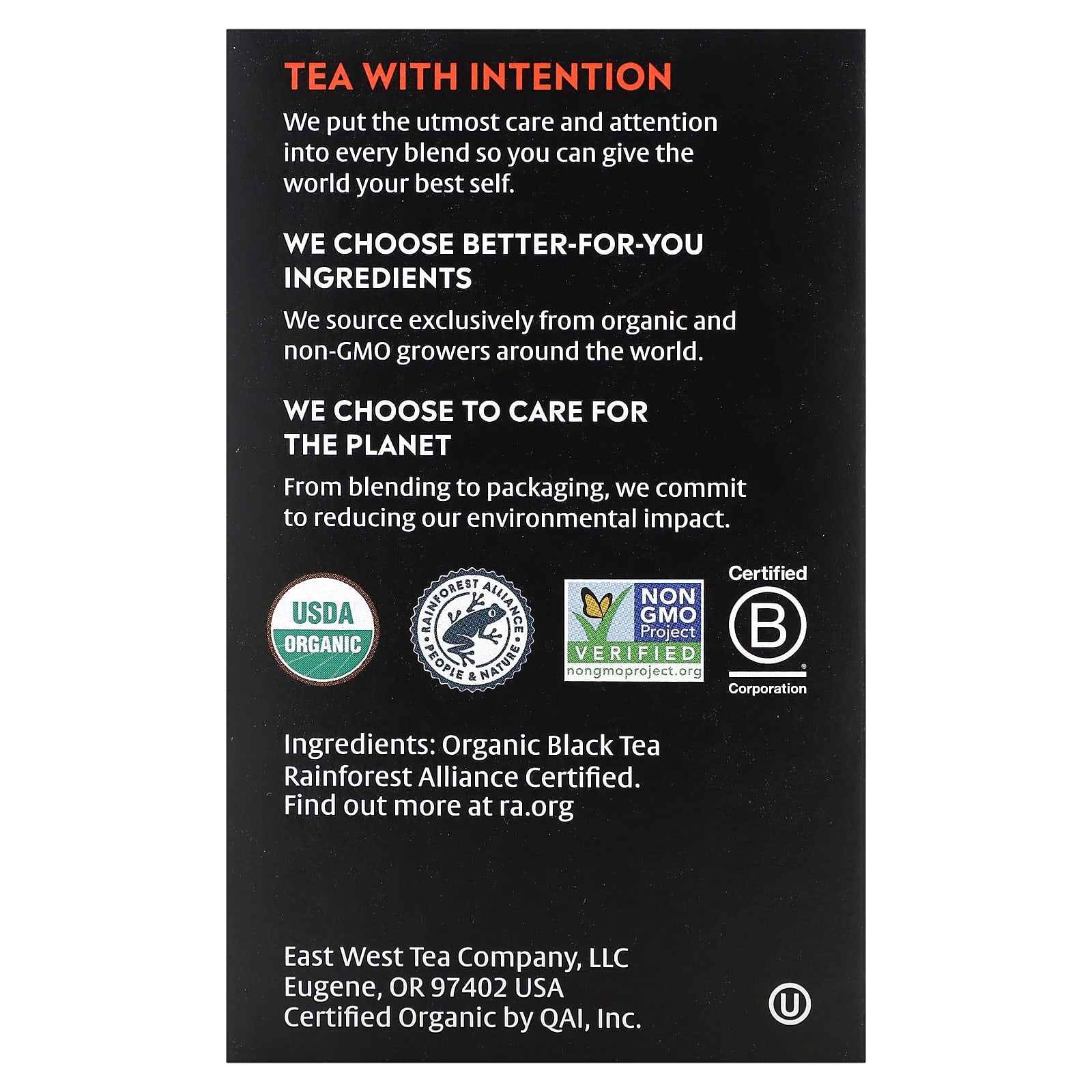 Choice Organic Teas, Black Tea, English Breakfast, 16 Tea Bags, 1.12 oz (32 g)