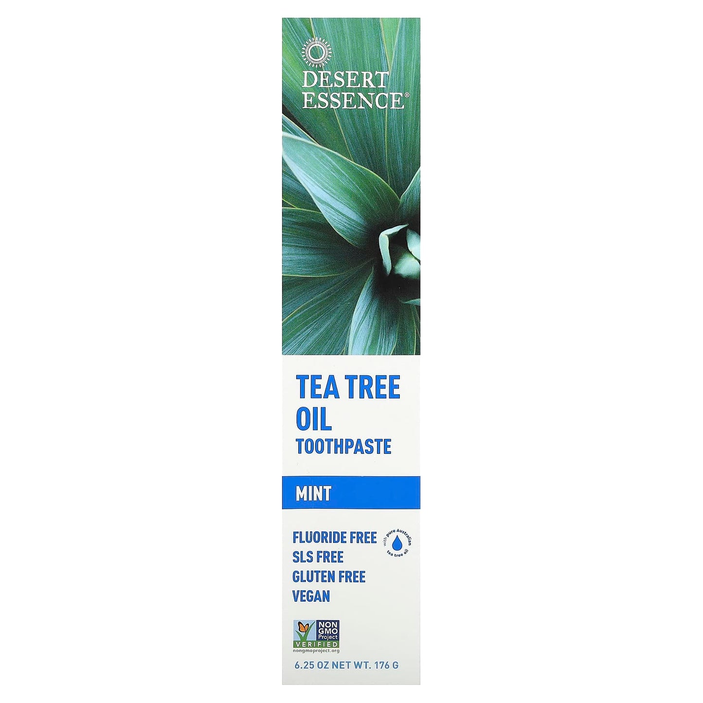 Tea Tree Oil Toothpaste by Desert Essence, Mint, 6.25 oz - Image 2