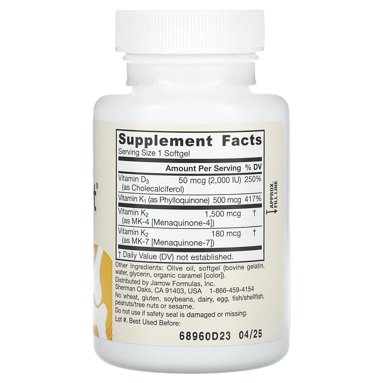 Jarrow Formulas, K-Right, 60 Softgels