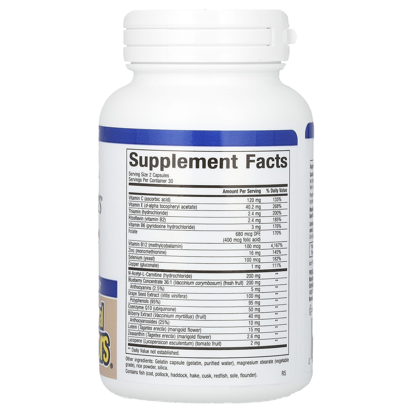 Natural Factors, Advanced Eye Factors, 60 Capsules - Image 2