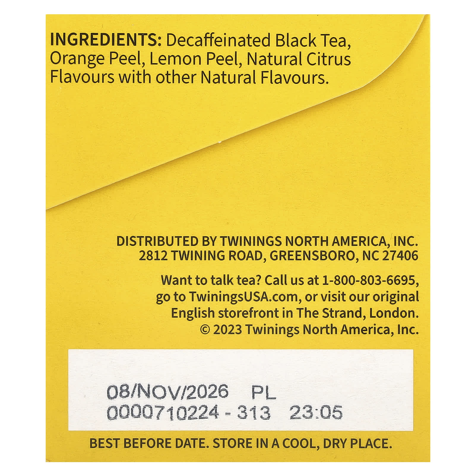 Twinings, Flavored Black Tea, Lady Grey, Decaffeinated, 20 Tea Bags, 1.41 oz (40 g) - Image 2