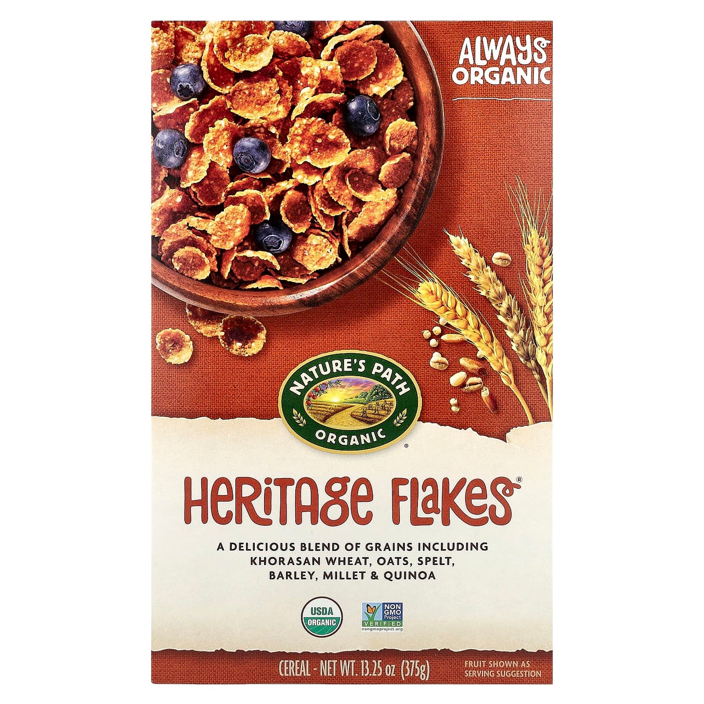 Nature's Path, Organic Heritage Flakes® Cereal, 13.25 oz (375 g) - Image 1