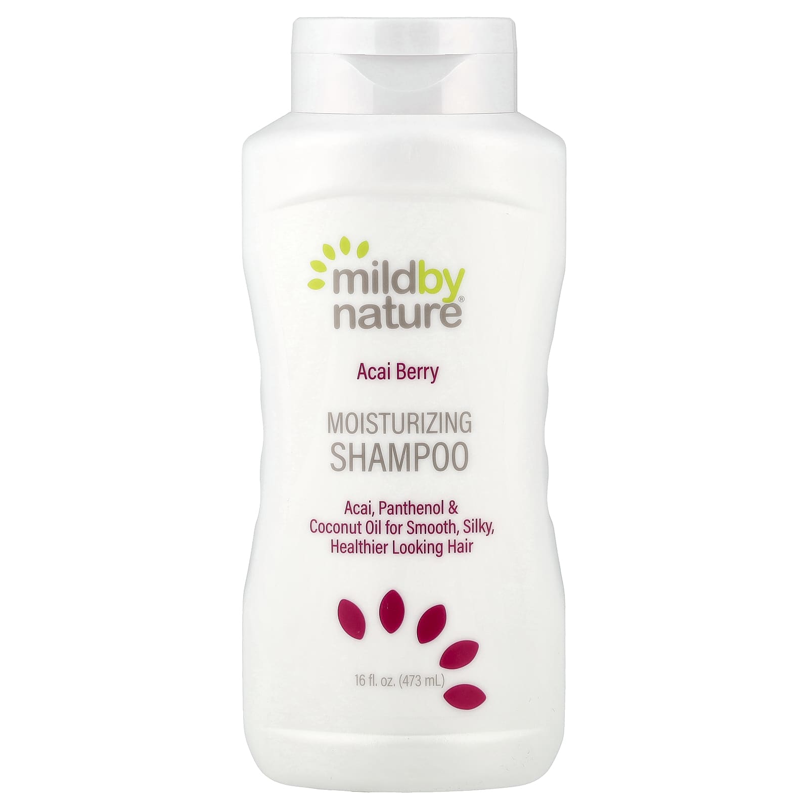 Acai Berry Moisturizing Shampoo for Smooth, Silky Hair - Mild By Nature - Image 1