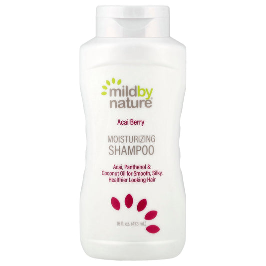 Acai Berry Moisturizing Shampoo for Smooth, Silky Hair - Mild By Nature - Image 1