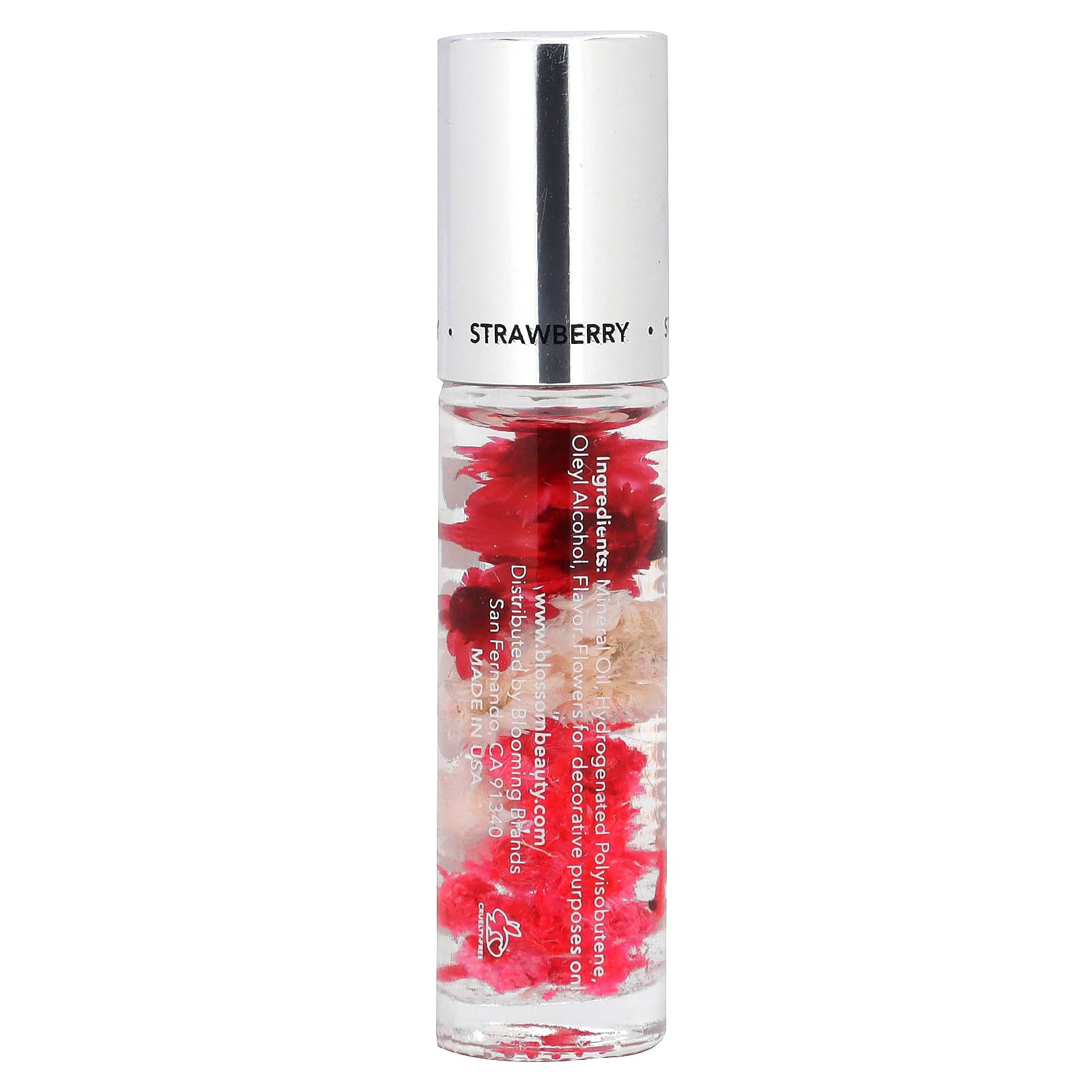 Sweet Strawberry Bloom Roll-On Lip Gloss, 0.20 fl oz (5.9 ml) - Image 2