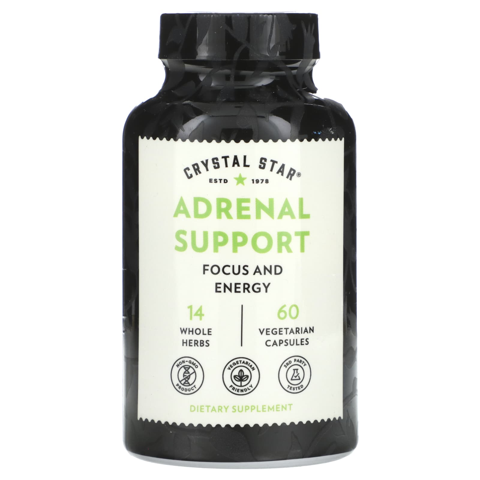 Adrenal Support Supplement for Stress Relief & Fatigue | Crystal Star - Image 1