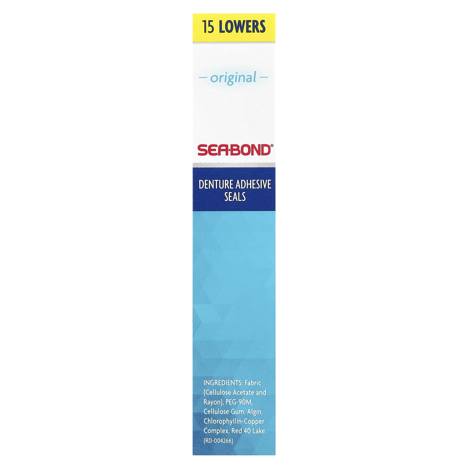 SeaBond, Denture Adhesive Seals, Original, 15 Lowers - Image 2