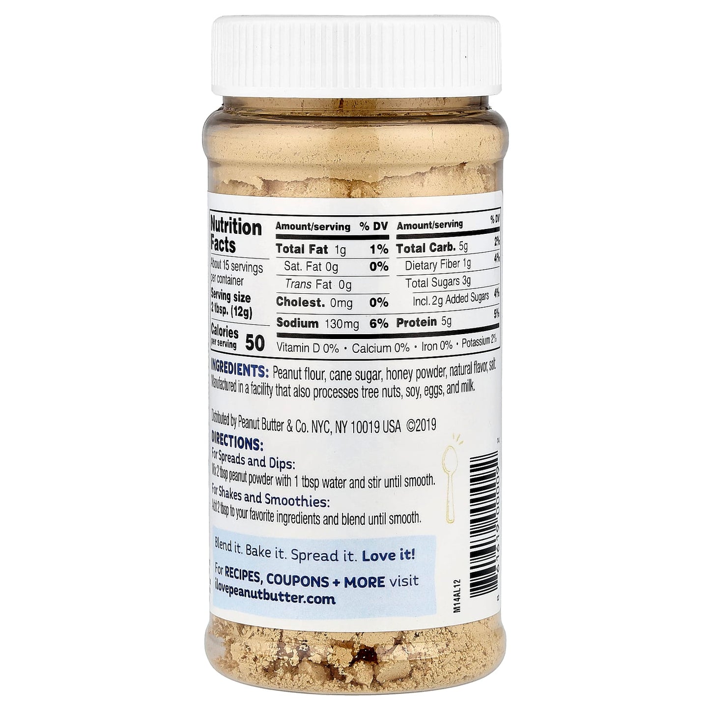 Peanut Butter & Co., Peanut Powder, Honey, 6.5 oz (184 g) - Image 2