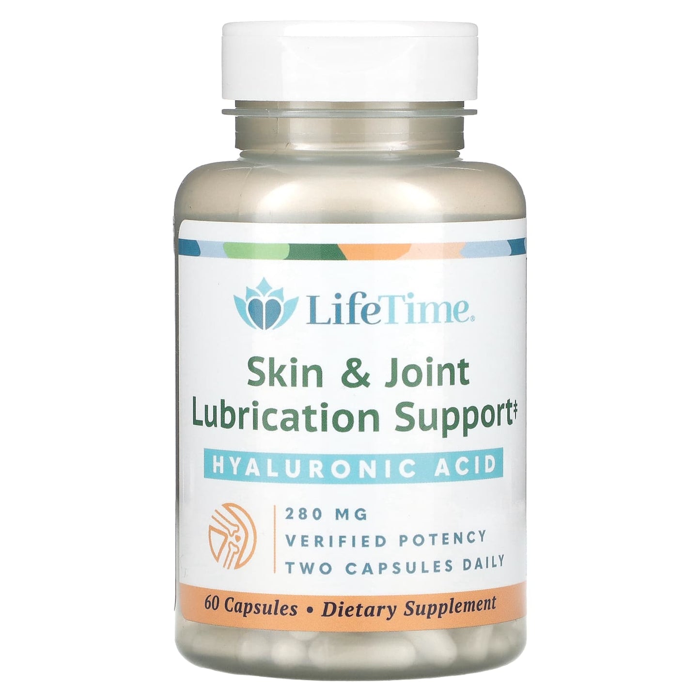 LifeTime Vitamins, Hyaluronic Acid, Skin & Joint Lubrication Support, 60 Capsules (140 mg per Capsule) - Image 1