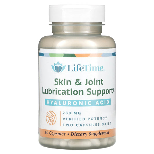 LifeTime Vitamins, Hyaluronic Acid, Skin & Joint Lubrication Support, 60 Capsules (140 mg per Capsule) - Image 1