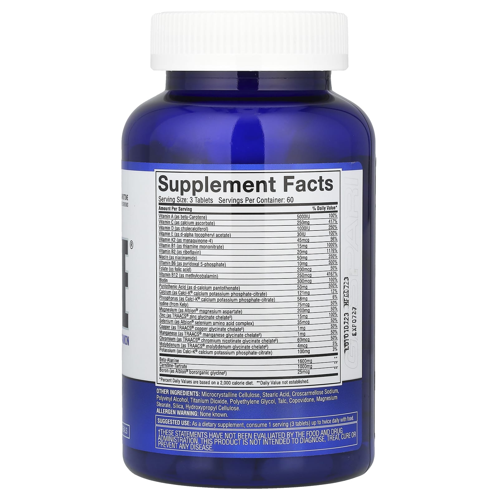 Unlock Maximum Performance with Gaspari Nutrition's ANAVITE Multi-Vitamin - Image 2